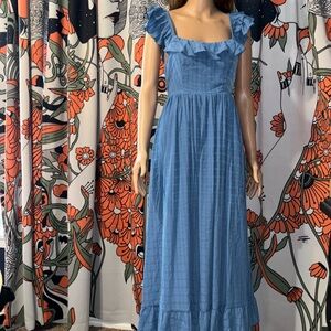 NWT Cottagecore Romantic Tiered Empire Waist Flowy Maxi Dress, sz S, sz M